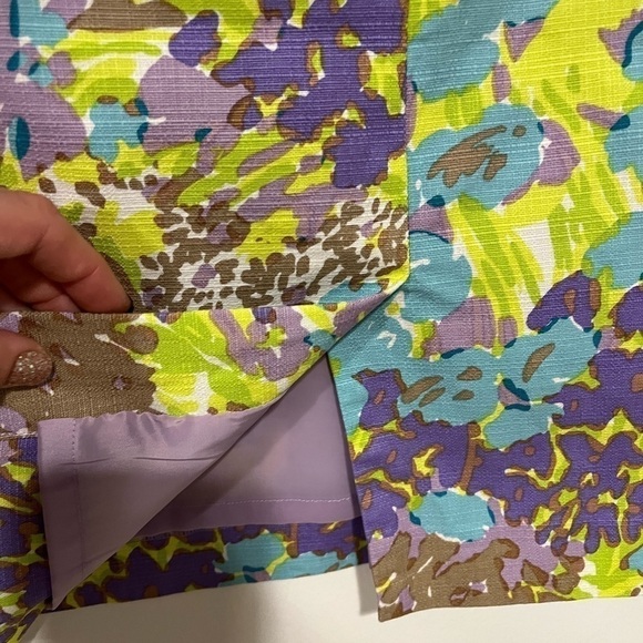 Gorgeous Floral Lilac and Green Talbots Skirt 6 - Picture 5 of 7